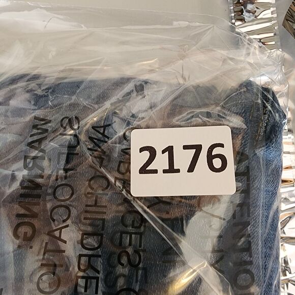 American Eagle Jeans Men 30x32 Blue Next Level Stretch Distress Denim Slim Pants - Picture 15 of 15